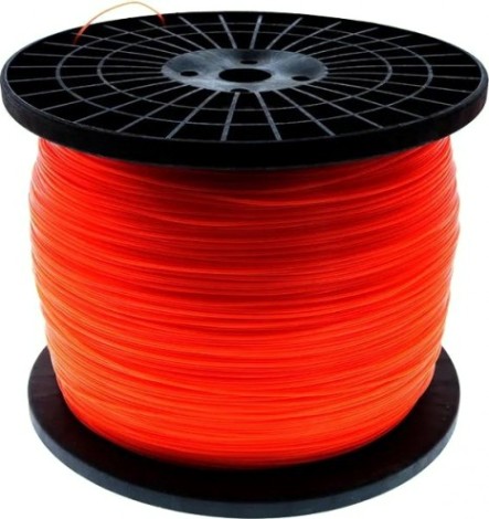 Леска триммерная СОЮЗ ТЛ3535-2.0-S-2264 крученый квадрат, серебристый, промбухта