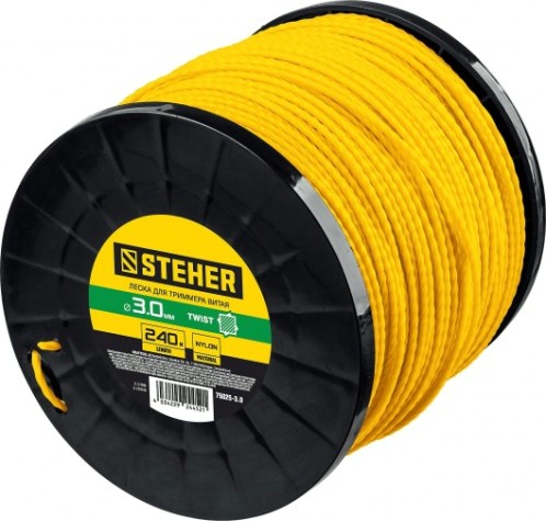 Леска триммерная Steher ВИТОЙ КВАДРАТ 3.0 мм 240 м [75025-3.0]