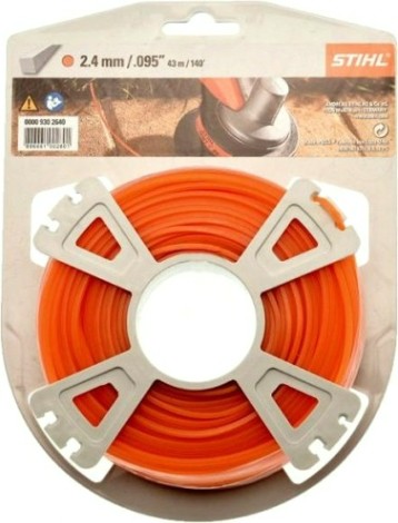 Леска триммерная STIHL 2.4мм (43 м) квадрат [00009302640]