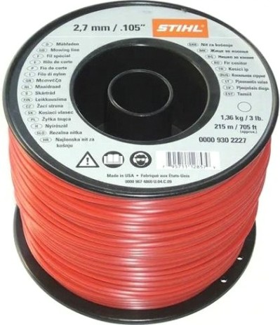Леска триммерная STIHL 2.7 мм/215 м круг [00009302227]
