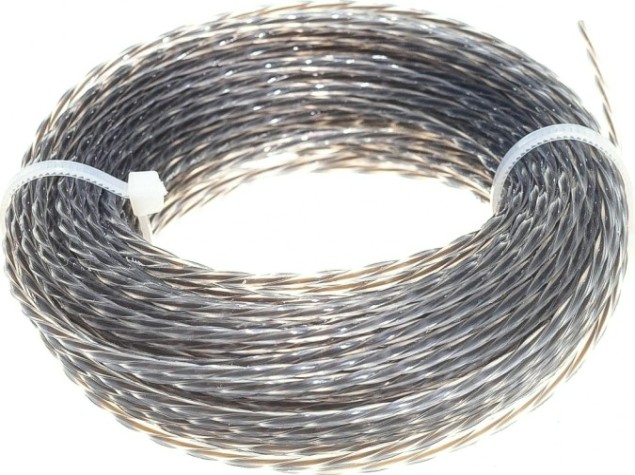 Леска триммерная Sturm ТЛ3535-2.0-7-3110 семигранник металлик, промбухта.