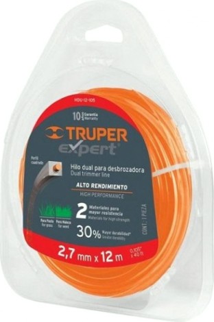 Леска триммерная TRUPER HDU-12-105 39.3 FT, 7/64" [15959]