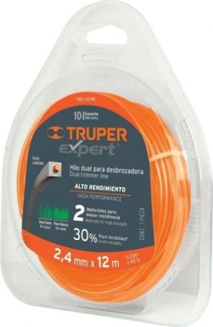 Леска триммерная TRUPER HDU-12-95 39.3 FT, 3/32" [15958]