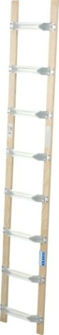 Лестница для крыши KRAUSE 8 ступеней 804204 алюминий-дерево [804204]