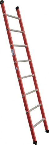 Лестница из стекловолокна KRAUSE 12 перекладин, приставная [815385]