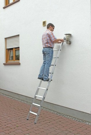 Лестница приставная KRAUSE STABILO 10 ступеней со ступенями [124432]