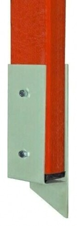 Лестница приставная стеклопластиковая Антиток ЛСПД-2,0 ЕМГК (евро, мягкий грунт, крюки) [471532]