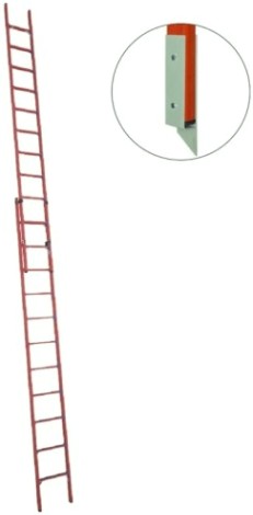 Лестница приставная стеклопластиковая раздвижная Антиток ЛСПРД-7,0 ЕМГ (евро, мягкий грунт) [471579]