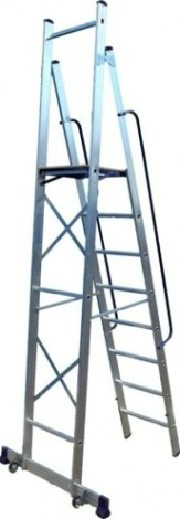 Лестница с платформой АЛЮМЕТ АРЕ 1406 [АРЕ1406]