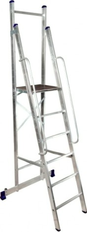 Лестница с платформой АЛЮМЕТ АРЕ 1407 [APE 1407]