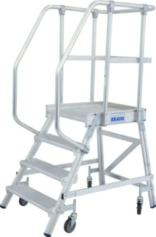 Лестница с платформой KRAUSE STABILO 4 ступени, передвижная 820143 [820143]