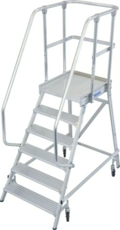 Лестница с платформой KRAUSE STABILO 6 ступеней, передвижная 820167 [820167]