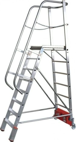 Лестница с платформой KRAUSE STABILO VARIO 12 ступеней, траверса 1440 мм 833174 [833174]