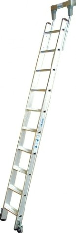 Лестница стеллажная KRAUSE STABILO 7 ступеней, для круглых шинных систем, 819321 [819321]