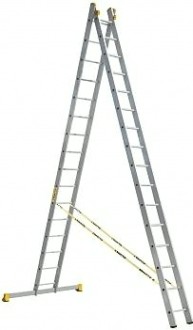Лестница-стремянка двухсекционная АЛЮМЕТ 9216 2х16 [P2 9216]