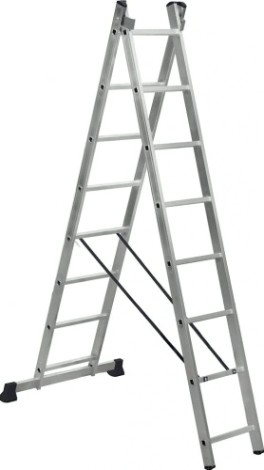 Лестница-стремянка двухсекционная SCALA SC2008 2х8