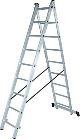 Лестница-стремянка двухсекционная ВИХРЬ ЛА 2х 9 [73/5/1/24]