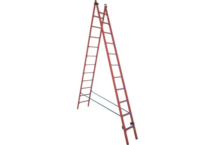 Лестница-стремянка стеклопластиковая Антиток двухсекционная ССД-У 2х11 [266491]