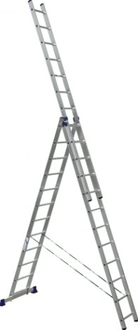 Лестница-стремянка трехсекционная АЛЮМЕТ 6312 3х12 [HS3 6312]