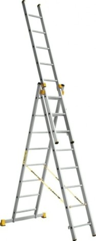 Лестница-стремянка трехсекционная АЛЮМЕТ 9308 3х 8 [9308]