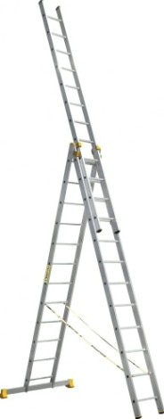 Лестница-стремянка трехсекционная АЛЮМЕТ 9312 3х12 [P3 9312]