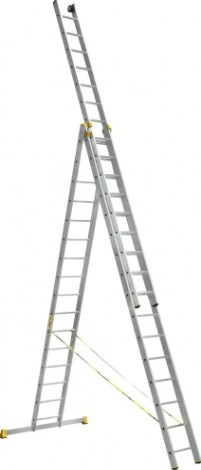 Лестница-стремянка трехсекционная АЛЮМЕТ 9314 3х14 [P3 9314]