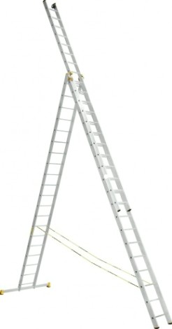 Лестница-стремянка трехсекционная АЛЮМЕТ 9320 3х20 [9320]