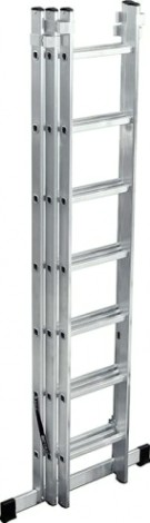 Лестница-стремянка трехсекционная Biber 98207 3х7 [тов-077074]