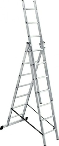 Лестница-стремянка трехсекционная Biber 98207 3х7 [тов-077074]