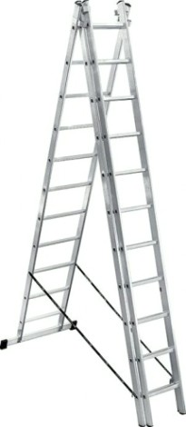 Лестница-стремянка трехсекционная Biber 98211 3х11 [тов-077078]