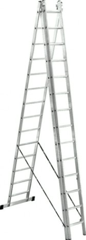 Лестница-стремянка трехсекционная Biber 98214 3х14 [тов-077080]