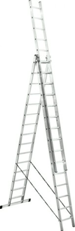 Лестница-стремянка трехсекционная Biber 98215 3х15 [тов-077081]