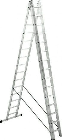 Лестница-стремянка трехсекционная Biber 98215 3х15 [тов-077081]