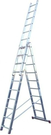 Лестница-стремянка трехсекционная KRAUSE CORDA 3х10 [010407]