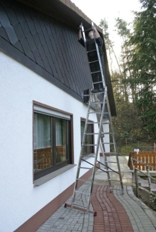 Лестница-стремянка трехсекционная KRAUSE CORDA 3х11 [010421]