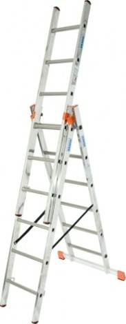 Лестница-стремянка трехсекционная KRAUSE MONTO TRIBILO 3х 6 [129642]