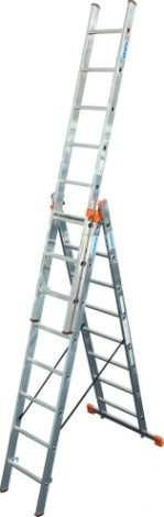 Лестница-стремянка трехсекционная KRAUSE MONTO TRIBILO 3х 8 (129666) [129666]