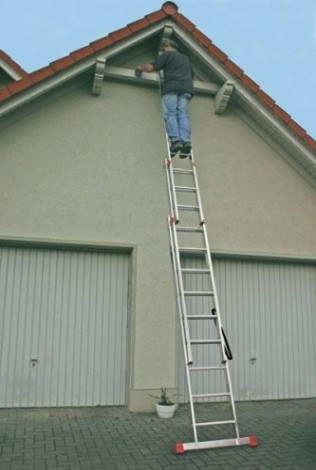 Лестница-стремянка трехсекционная KRAUSE MONTO TRIBILO 3х 9 [129673]