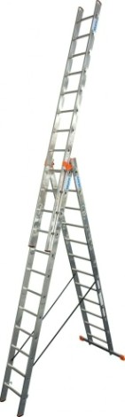 Лестница-стремянка трехсекционная KRAUSE MONTO TRIBILO 3х12 с доп. функцией (120977) [120977]