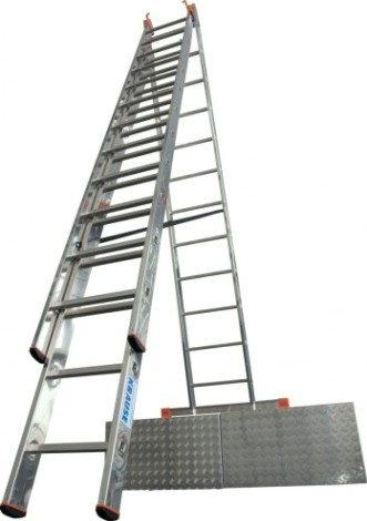 Лестница-стремянка трехсекционная KRAUSE MONTO TRIBILO 3х12 с доп. функцией (120977) [120977]