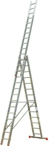 Лестница-стремянка трехсекционная KRAUSE MONTO TRIBILO Trigon 3х14 129727 [129727]