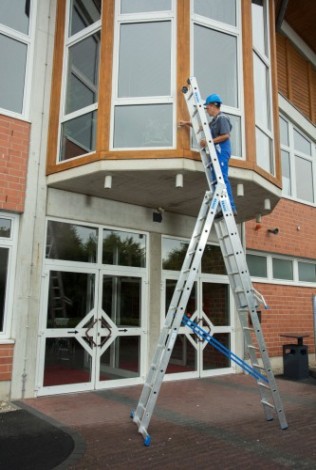 Лестница-стремянка трехсекционная KRAUSE STABILO 3х12 [133700]