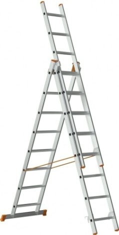 Лестница-стремянка трехсекционная Sarayli 3х 8 [4308]