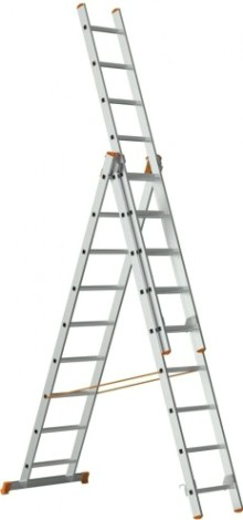 Лестница-стремянка трехсекционная Sarayli 3х 9 [4309]