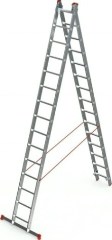 Лестница-стремянка трехсекционная Sarayli 3х14 [4314]