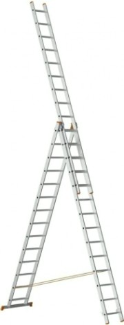 Лестница-стремянка трехсекционная Sarayli 3х14 PRO, усиленная [4314P]