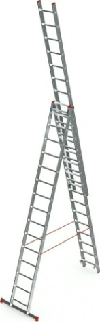 Лестница-стремянка трехсекционная Sarayli 3х17 [4317]