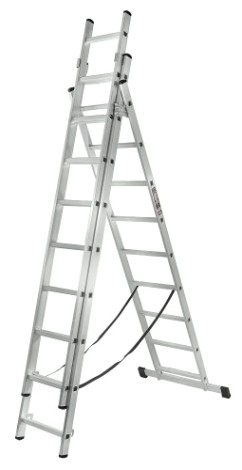 Лестница-стремянка трехсекционная ВИХРЬ ЛА 3х 9 [73/5/1/16]