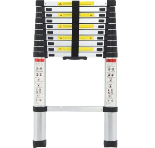 Лестница телескопическая АЛЮМЕТ ST 3.2 стальная 3.2 м