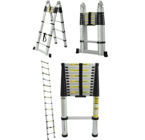 Лестница телескопическая АЛЮМЕТ TLS2.0 2,0 м [TLS 2.0]